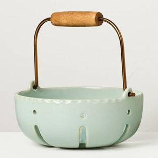 Stoneware Berry Serving Bowl with Handle - Hearth & Hand™ with Magnolia
