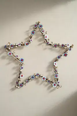 Americana Star Iron Wreath