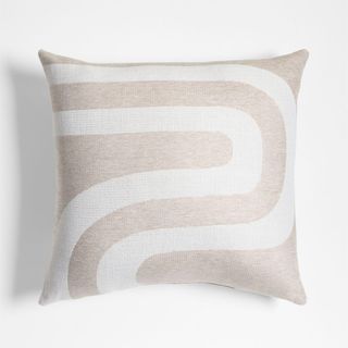 Sunbrella Retro Curves Outdoor Throw Pillow