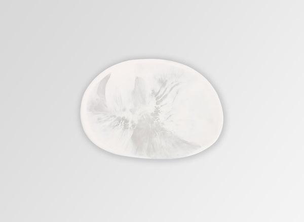 Resin Temple Side Plate - Snow Swirl