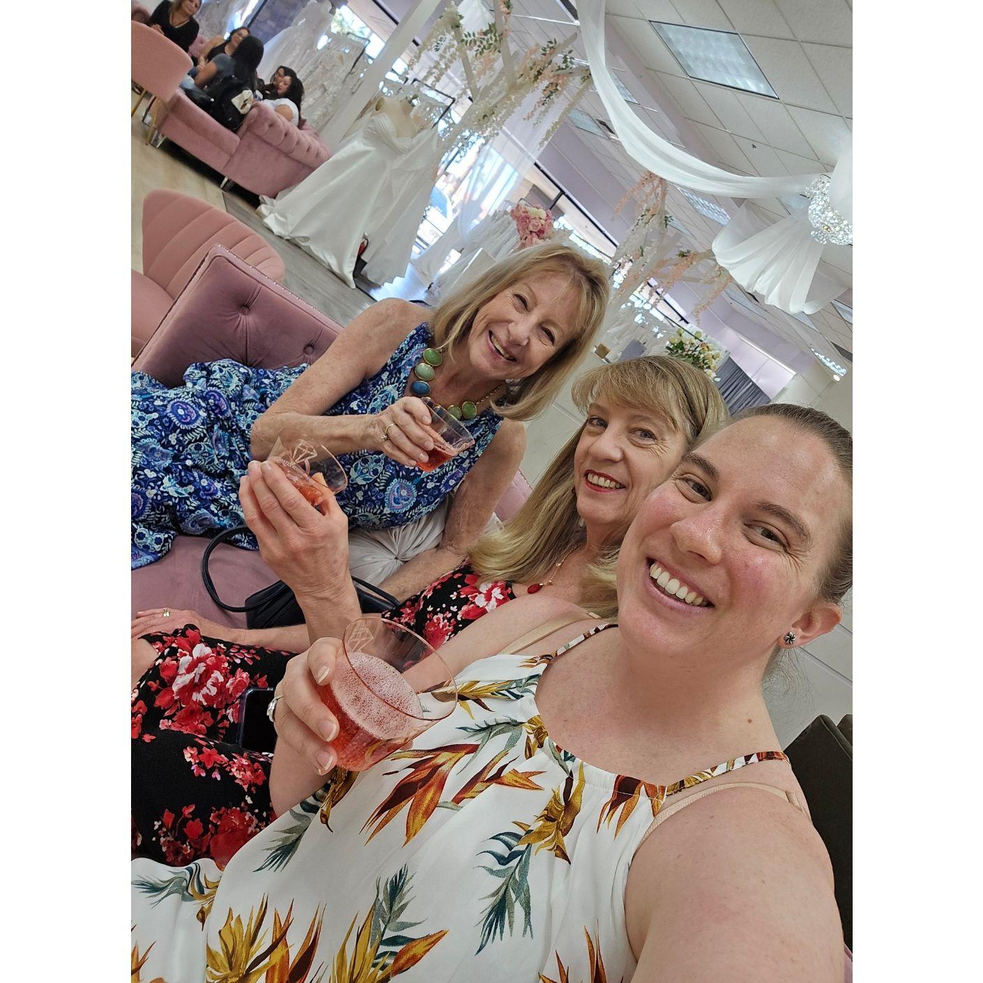 Finding the perfect dress!!