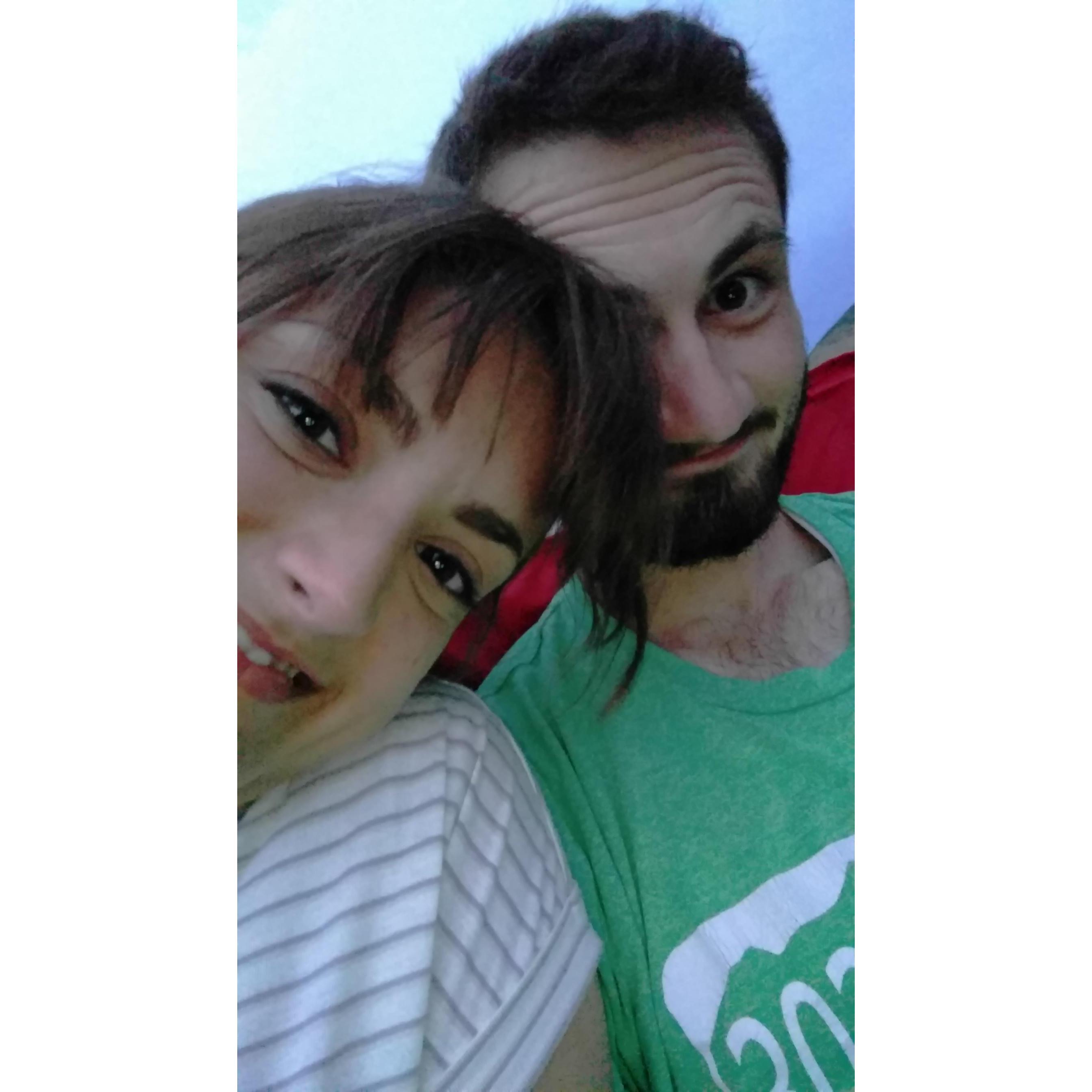 One of the greatest joys of our relationship is that we can be totally ourselves with each other.