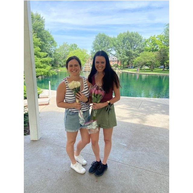 When Katie gave Jackie her ring. It was at one of our favorite places, Goodale Park.