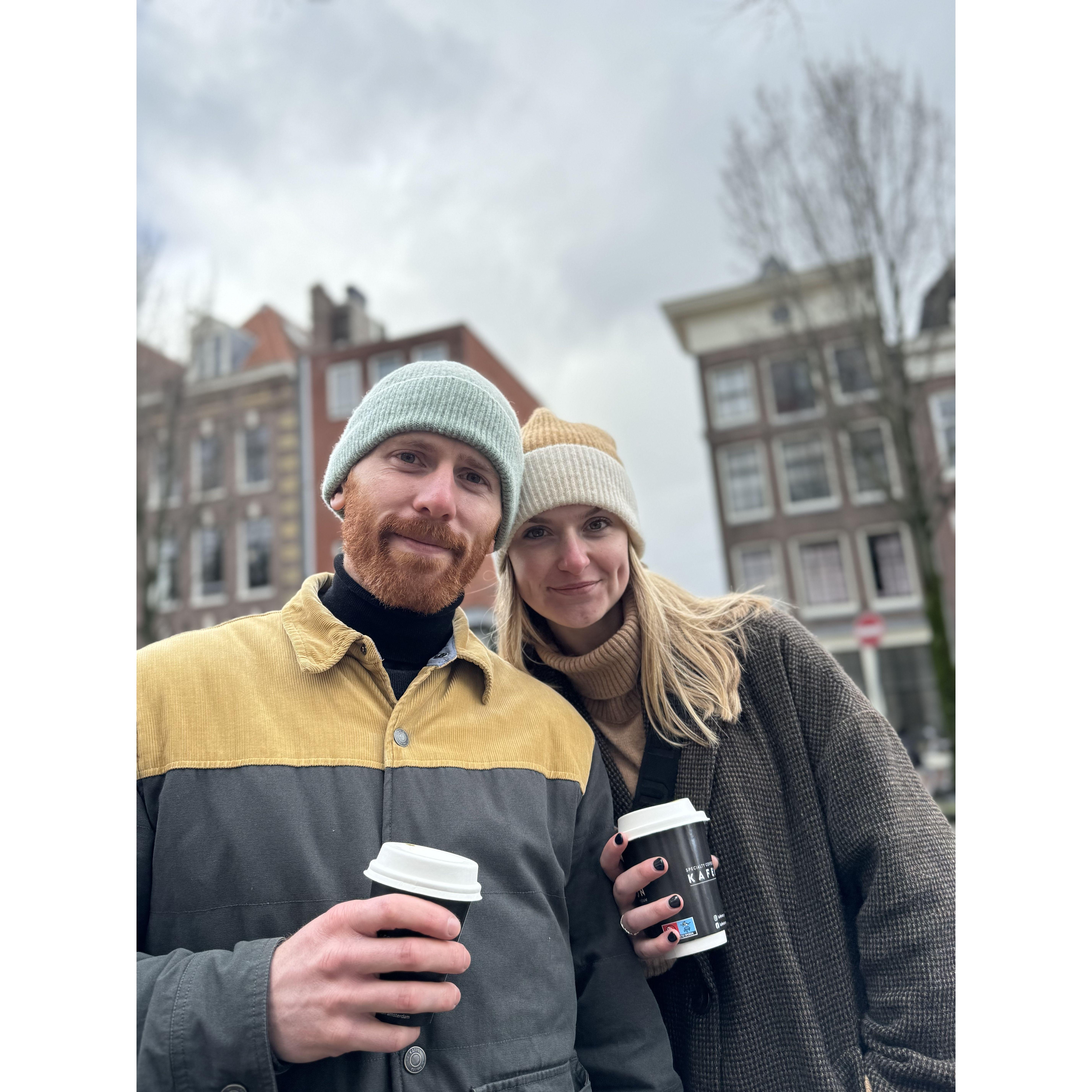 visiting Adam's favorite city - Amsterdam