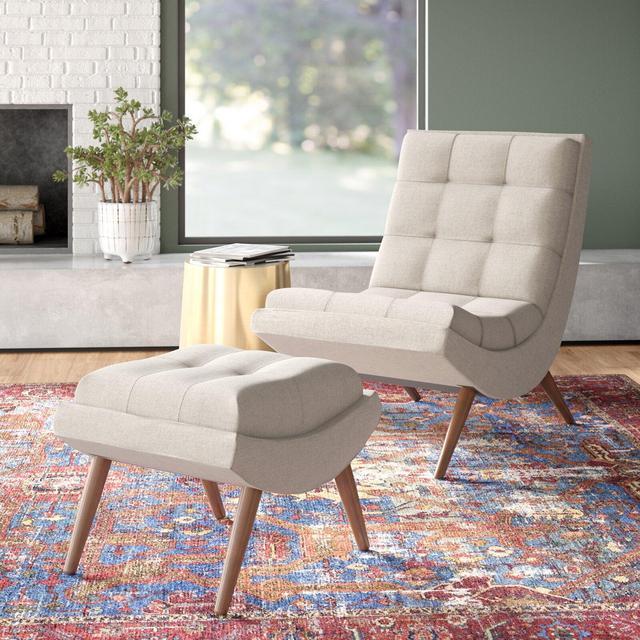 Bingaman Lounge Chair with Ottoman