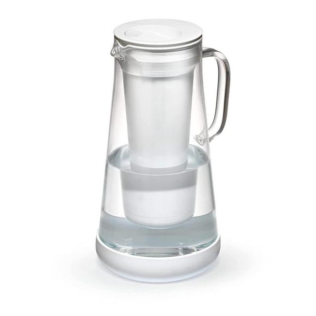 Glass Pitcher With Lid 77oz Glass Water Pitcher With Brush Gallon Glass  Pitcher