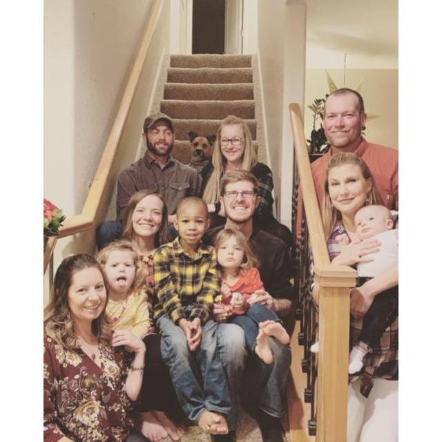 Erin's bible study girls and their families for Friendsgiving- Love you all!