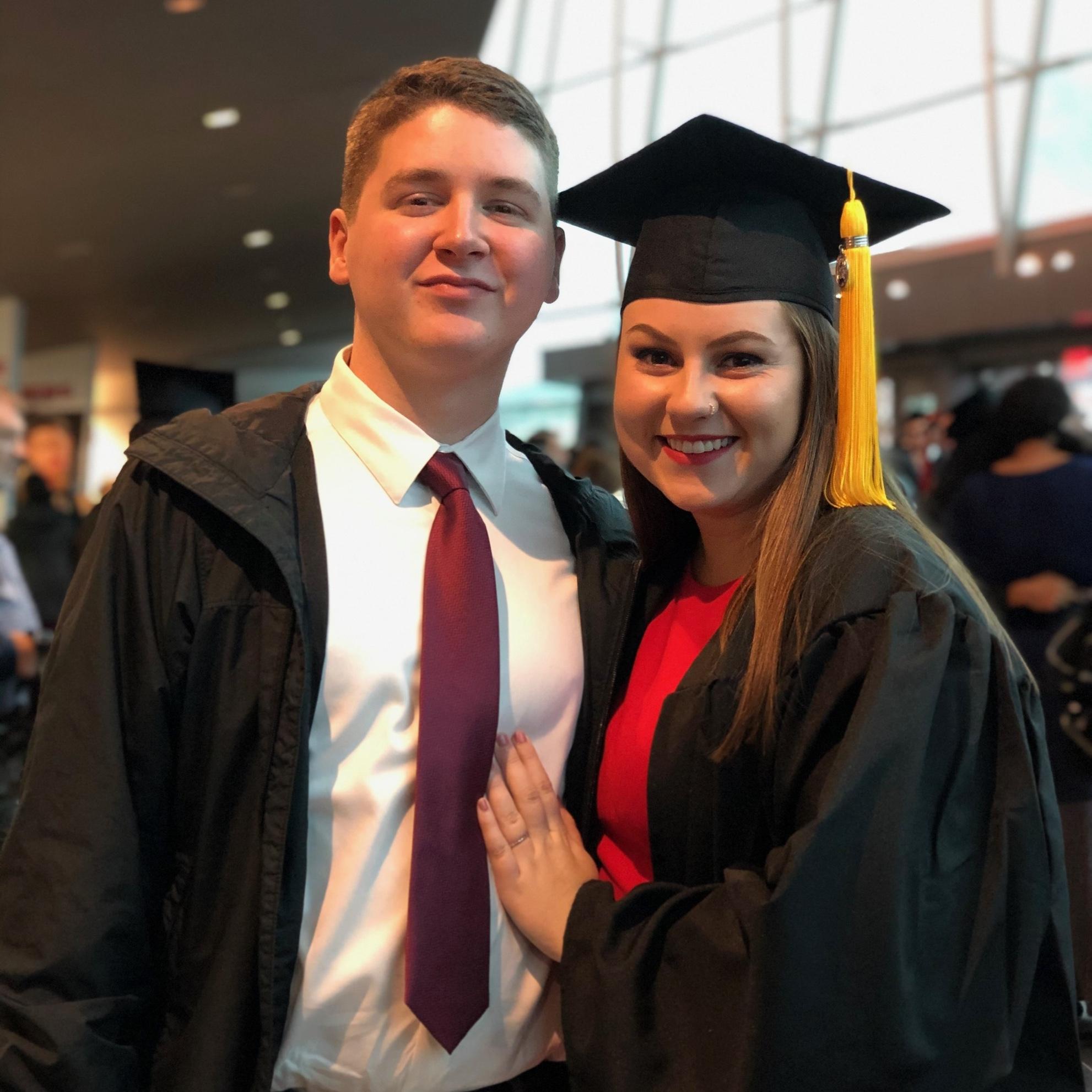 Emily's graduation from UGA, December 2019