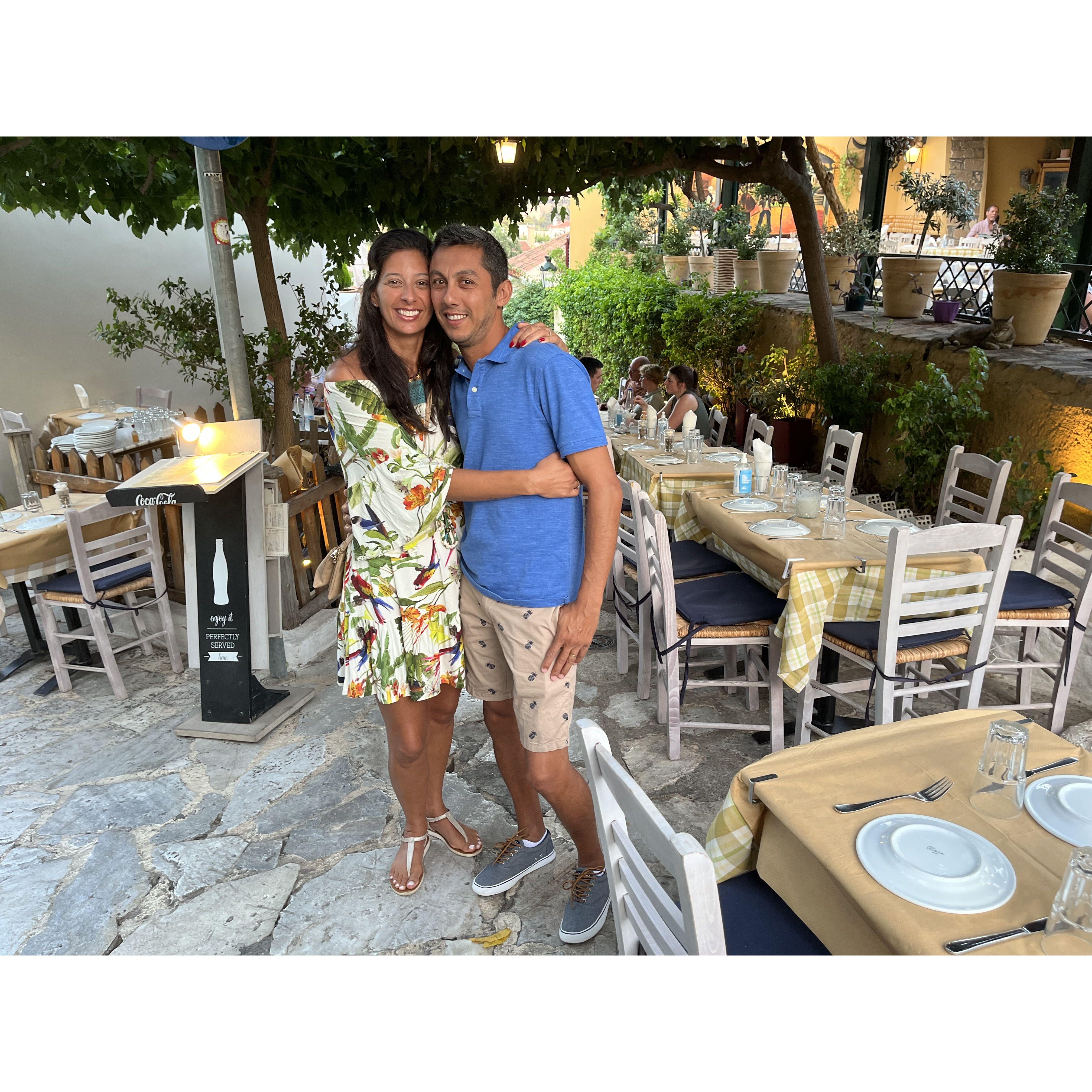 The city of Athens, with all its history and romance, became the backdrop of a new chapter in our love story.