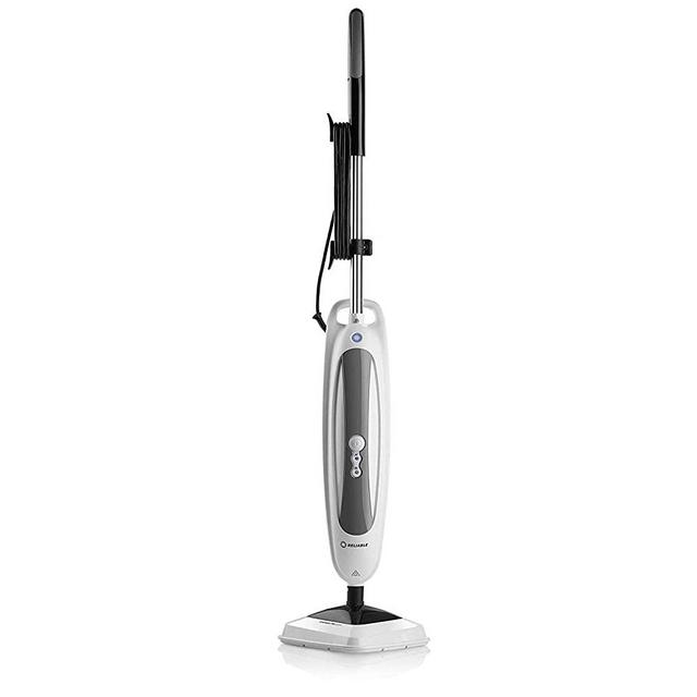 Reliable 300CU Steam Floor Mop - Pro Steamboy mop with 2 Microfiber Pads, 1500W Power of Steam for Tile, Hardwood Floor and Carpets, Fast Heat-Up time, 180-Degree Swivel Head to Reach The Hard Places