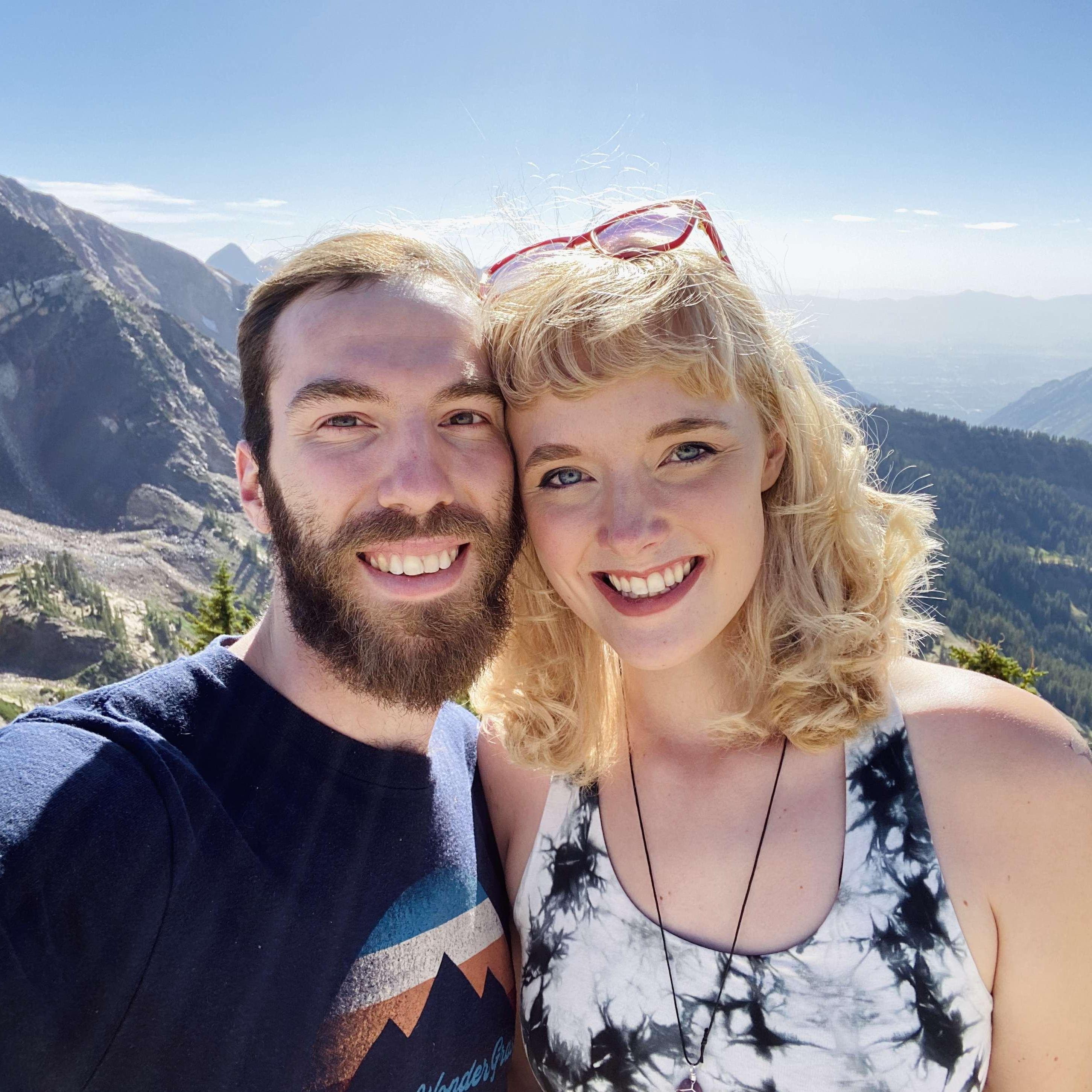 Visiting Snowbird UT where Olivia's mom used to work.