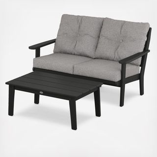 Lakeside 2-Piece Lounge Loveseat Set