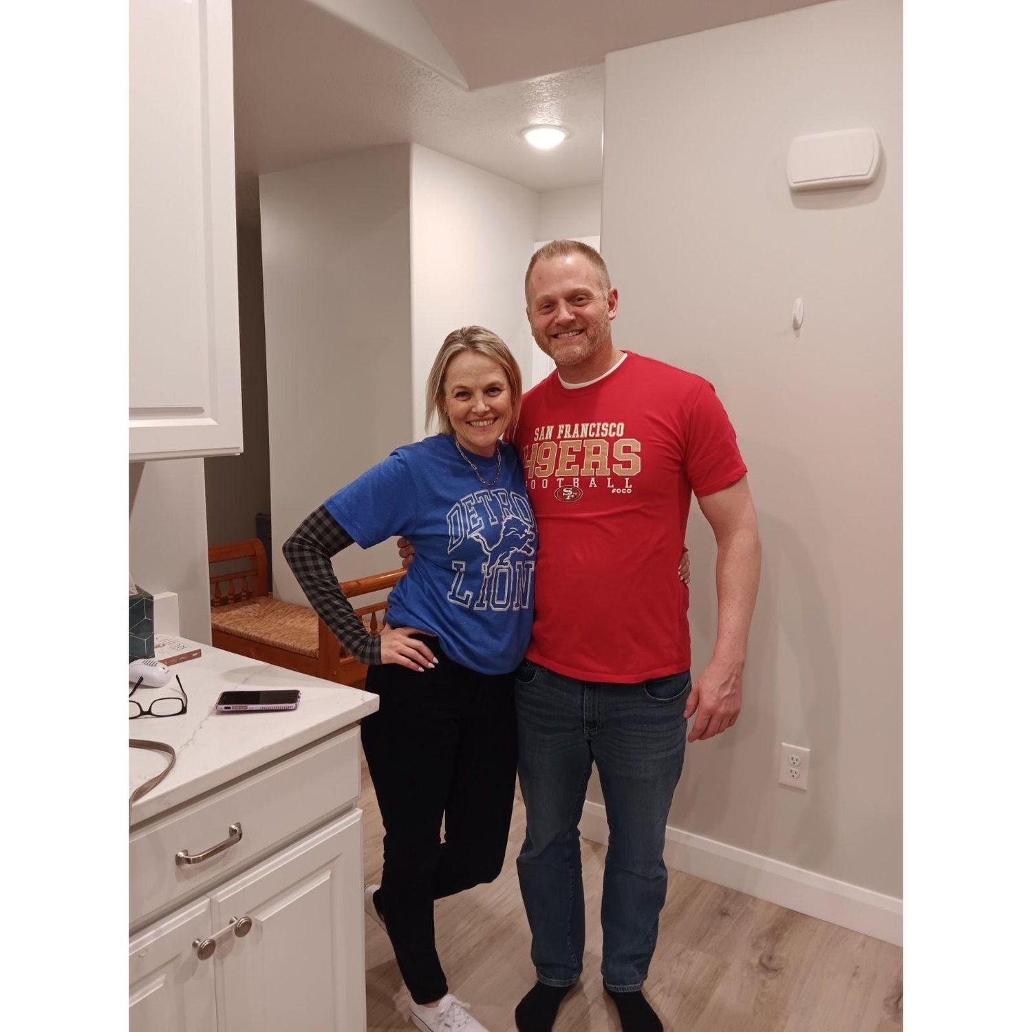 Representing each others team