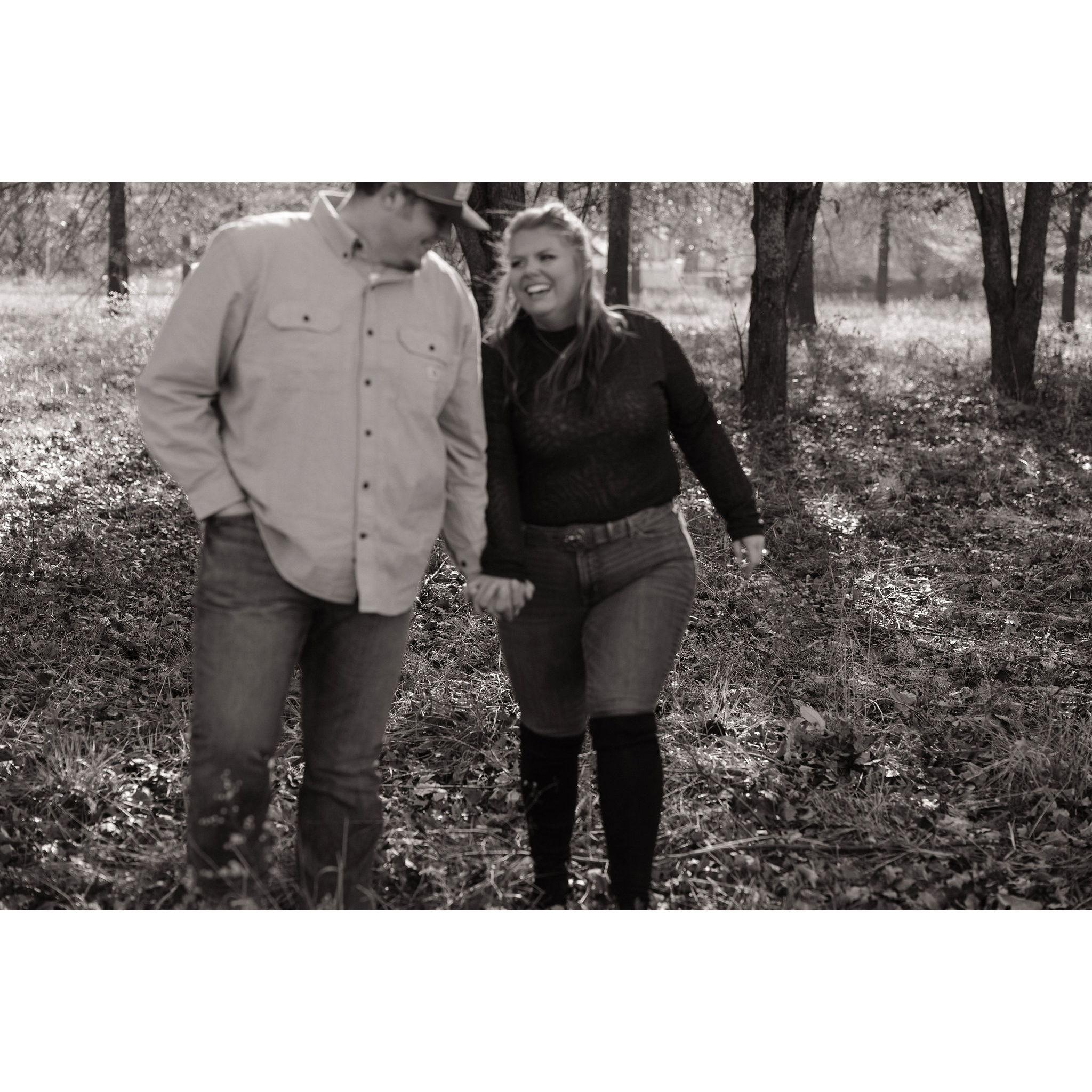 He asked, I said yes... and then we both realized we’re stuck with each other forever!