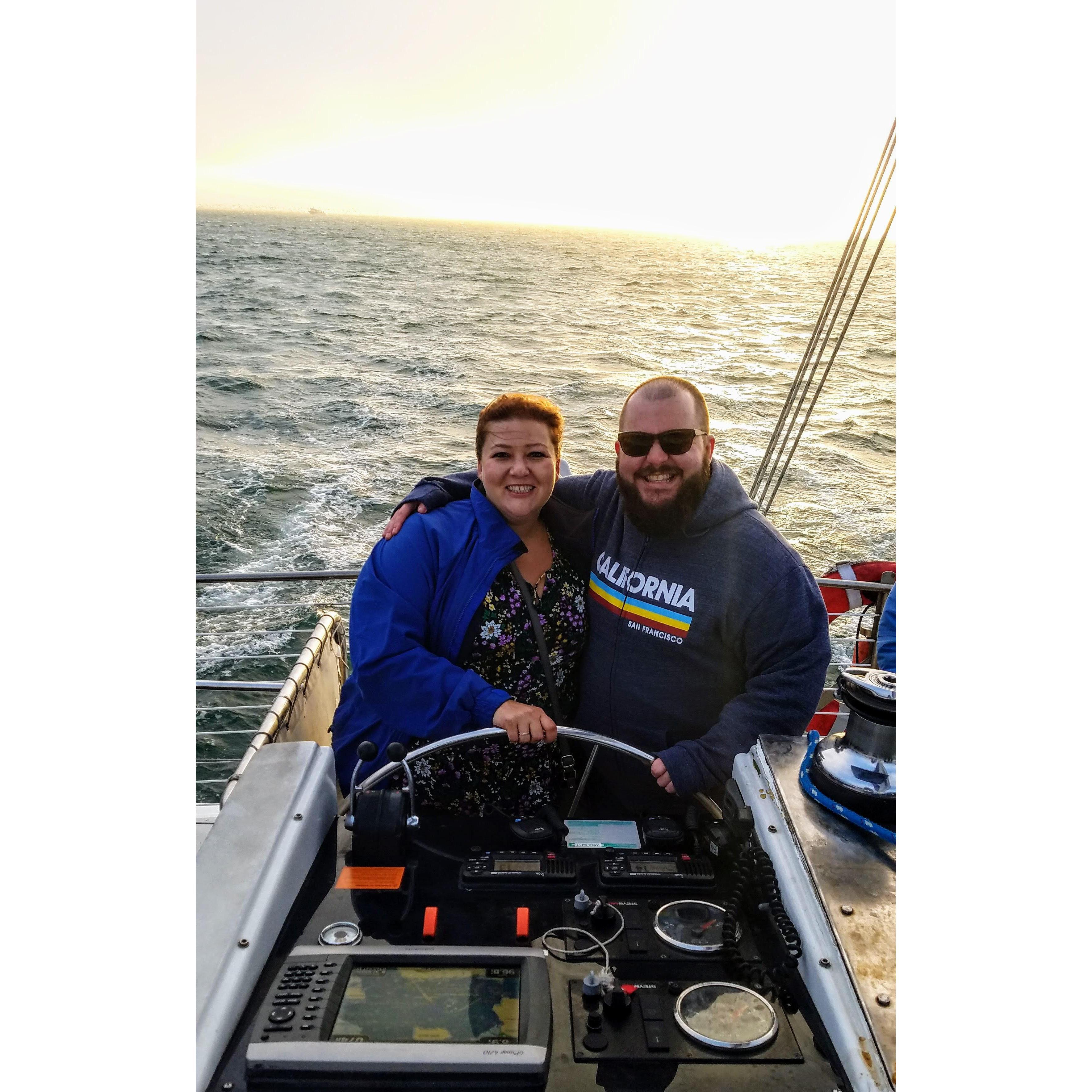 Graduation Trip to the West Coast - Sunset cruise in the San Fransisco Bay!