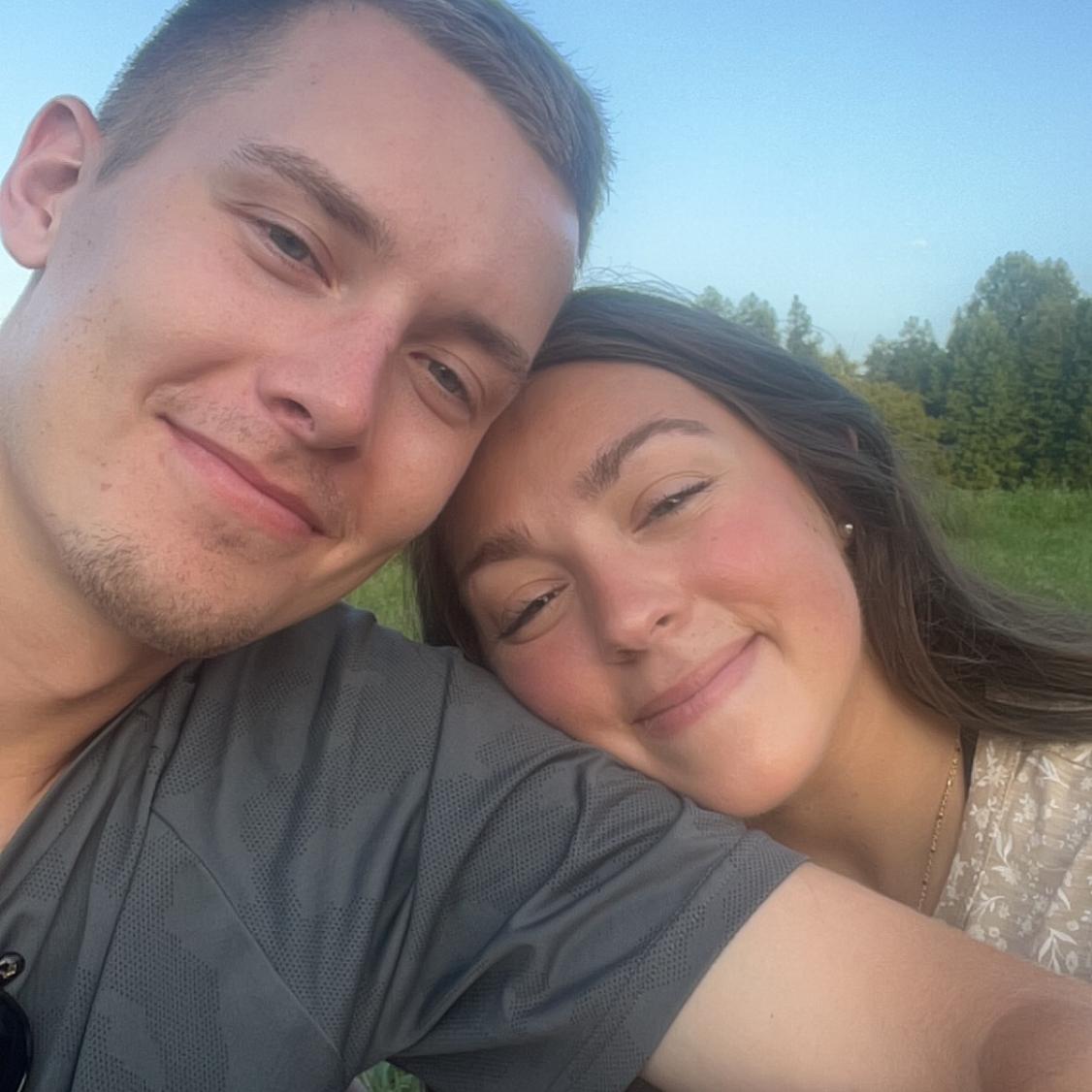 Celebrating three years together.