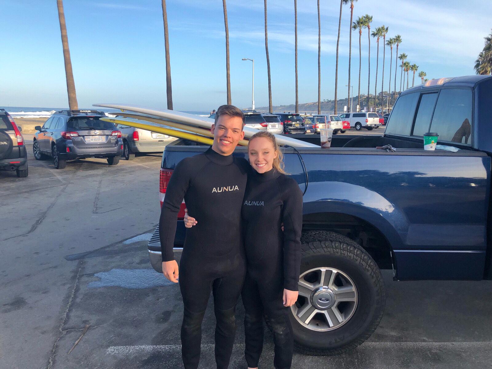The first time Caleb took Taylor surfing.. it was a disaster.
San Diego, California.