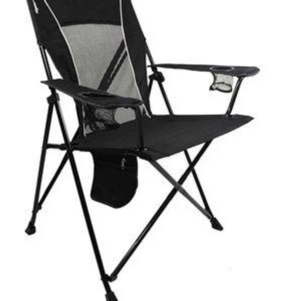Kijaro Foldable Camping Chair, Vik Black