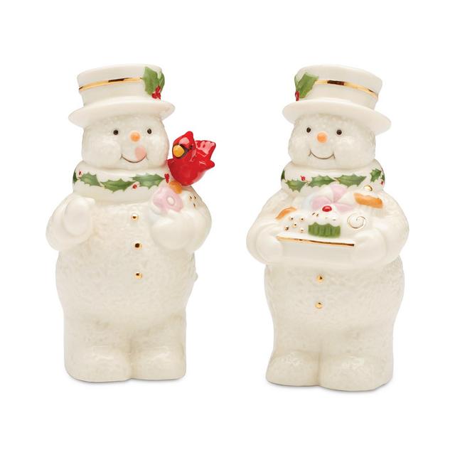 Lenox Snowman Salt & Pepper Shaker Set