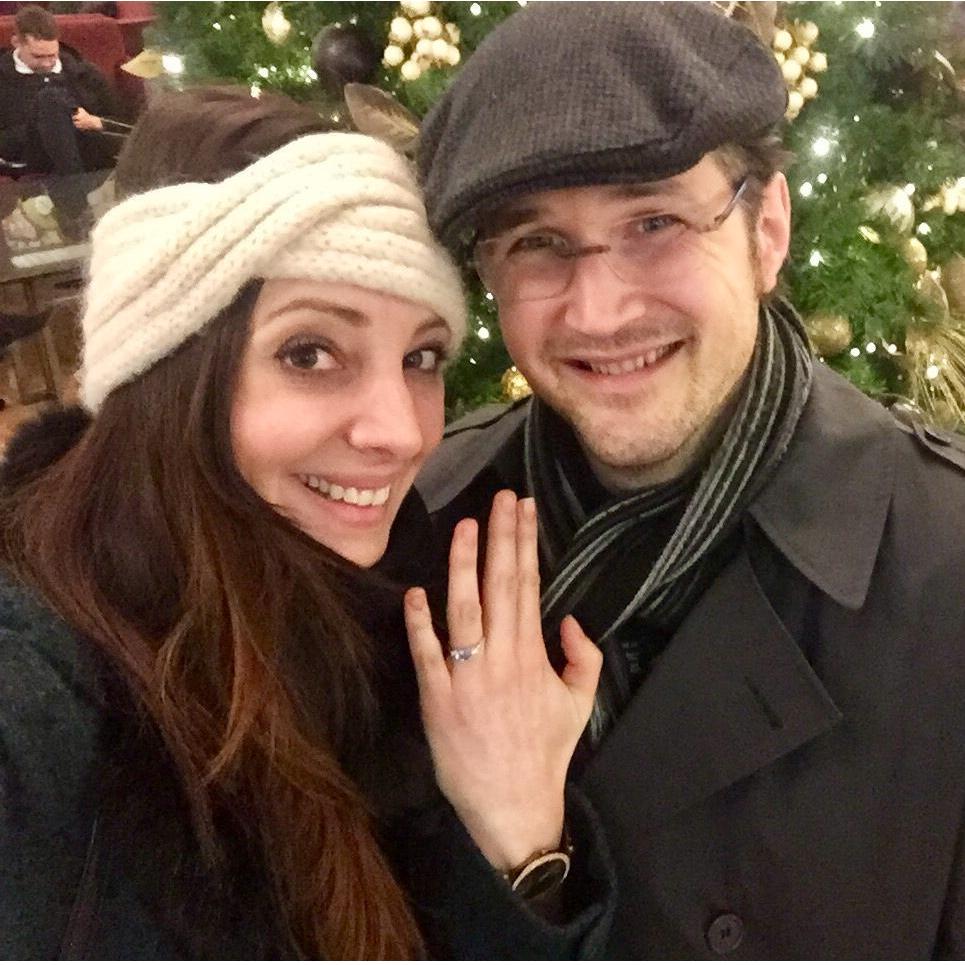 Proposal at St. Malachy's Chapel in Manhattan on the Winter solstice, Dec 21 2017