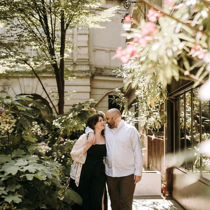 Engagement photos in Paris