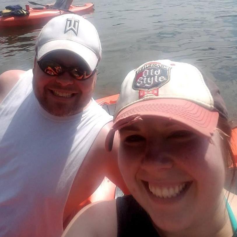 One of our favorite places to be together - on the lake!
