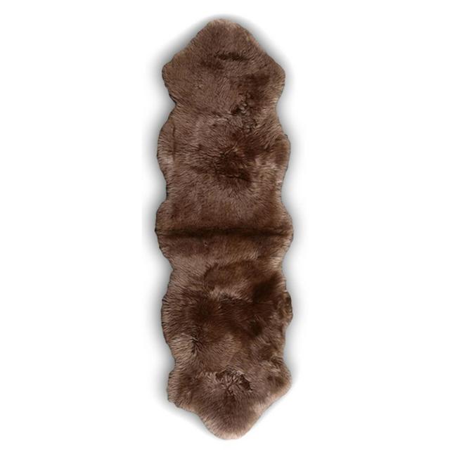 Sheepskin Rug, 2'x6', Beige