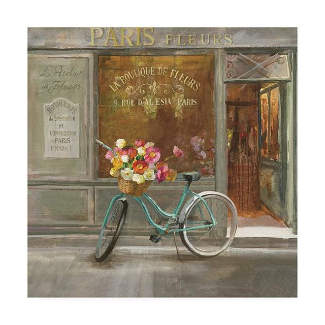 Trademark Fine Art French Flower Shop v2 by Danhui NAI, 24x24