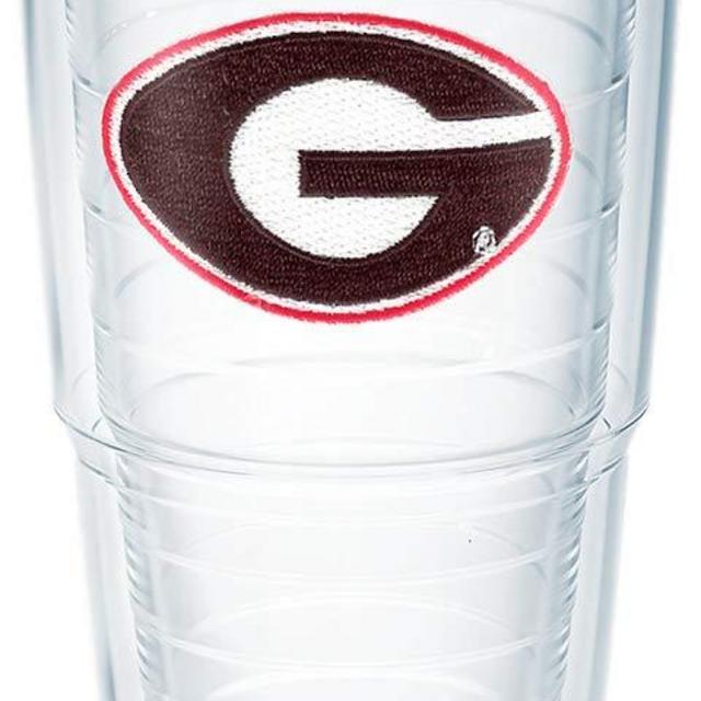 Tervis Georgia University Emblem Individually Boxed Tumbler, 24 oz, Clear