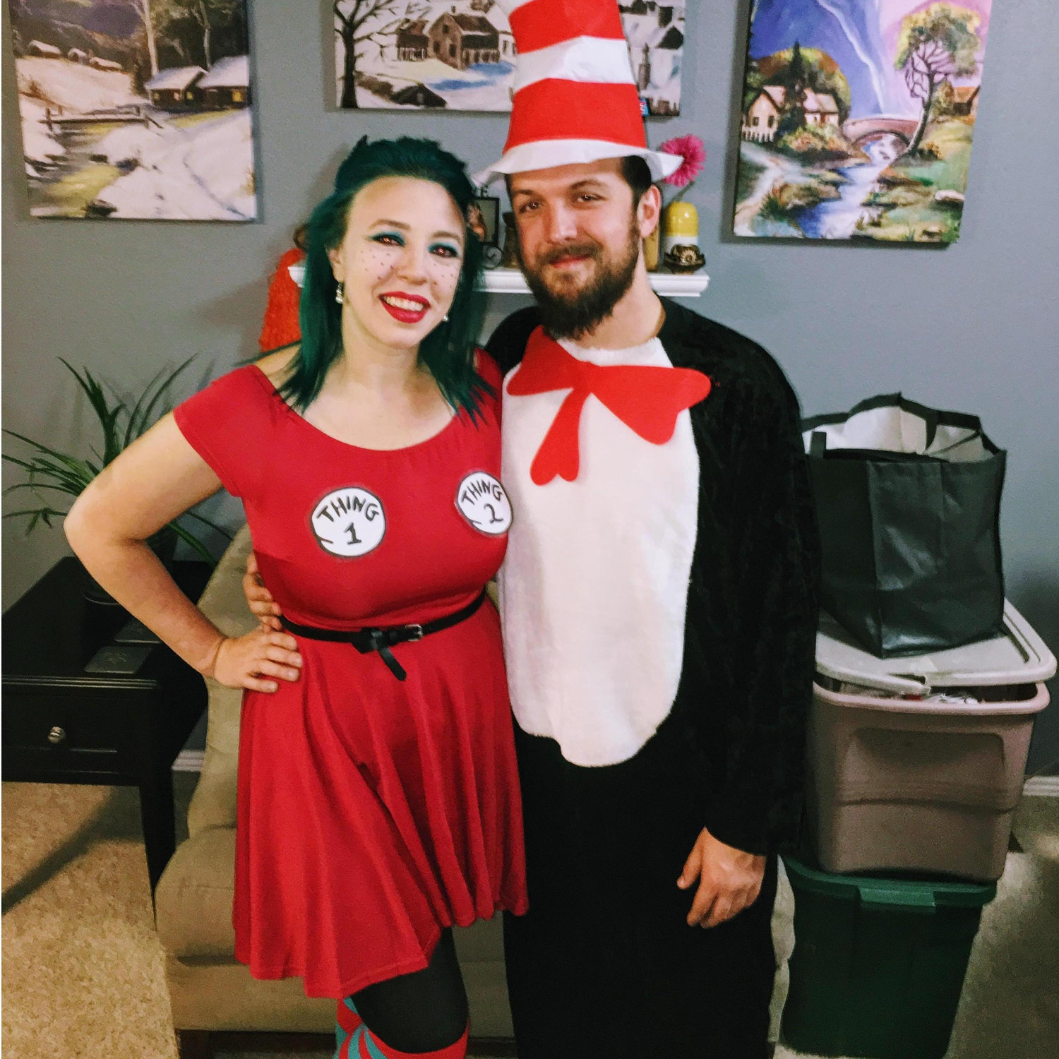 Cat in the Hat & Thing 1 and Thing 2
Halloween 2017