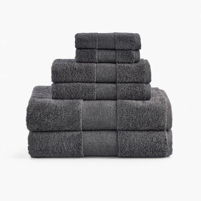Plush Organic Bath Towel - Smoke