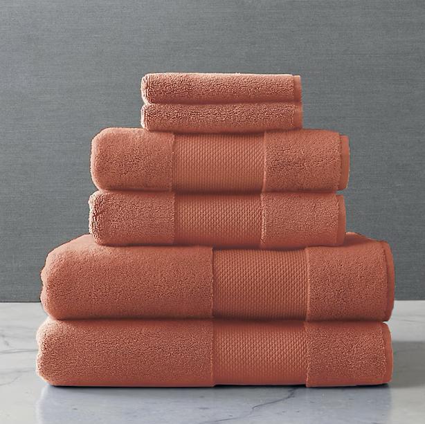 Frontgate Resort Collection™ Bath Towels, Set of Six, Terracotta