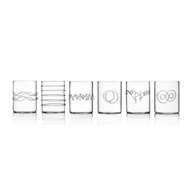 Deco Water Glasses, Set of 6