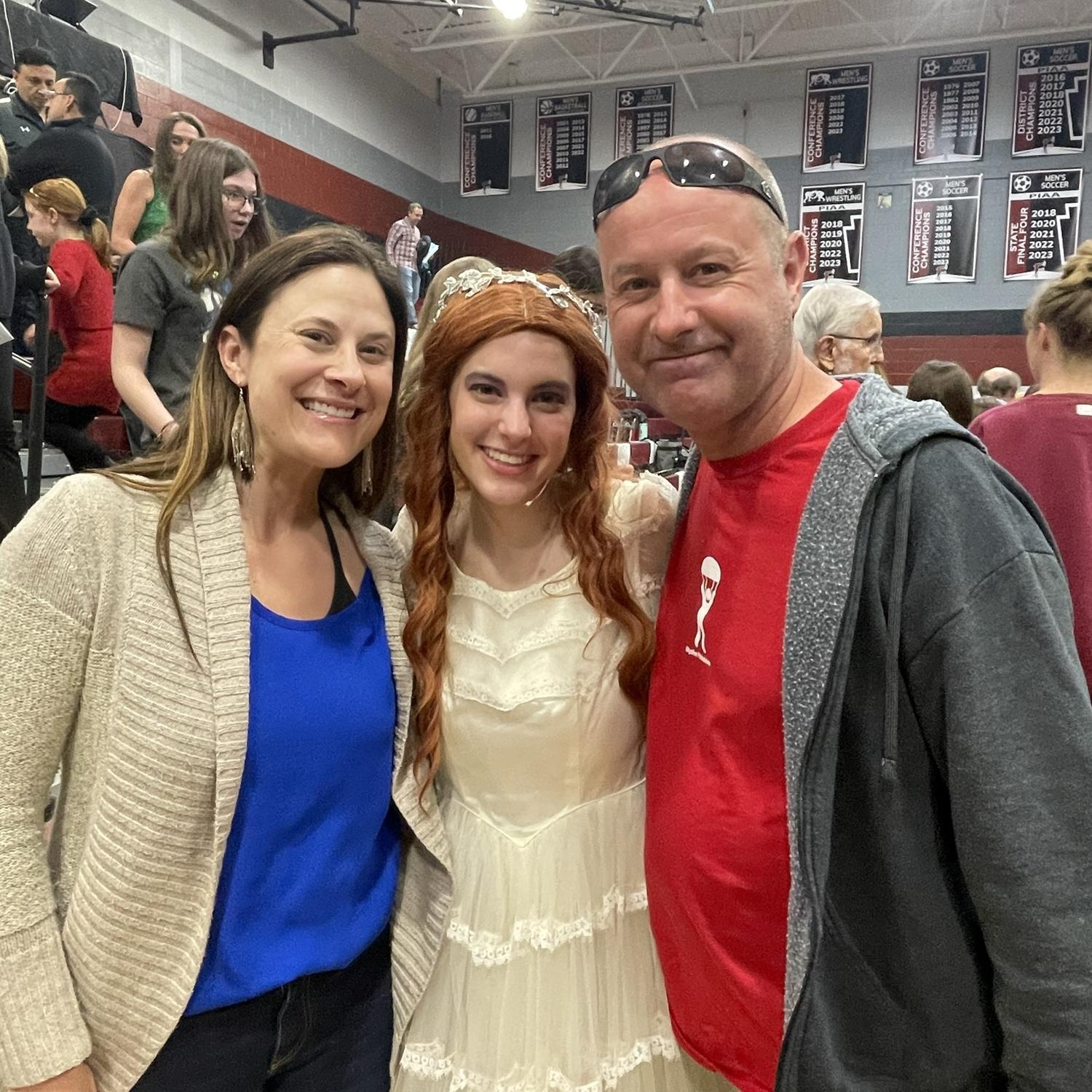 Cheering on Lily the Little Mermaid