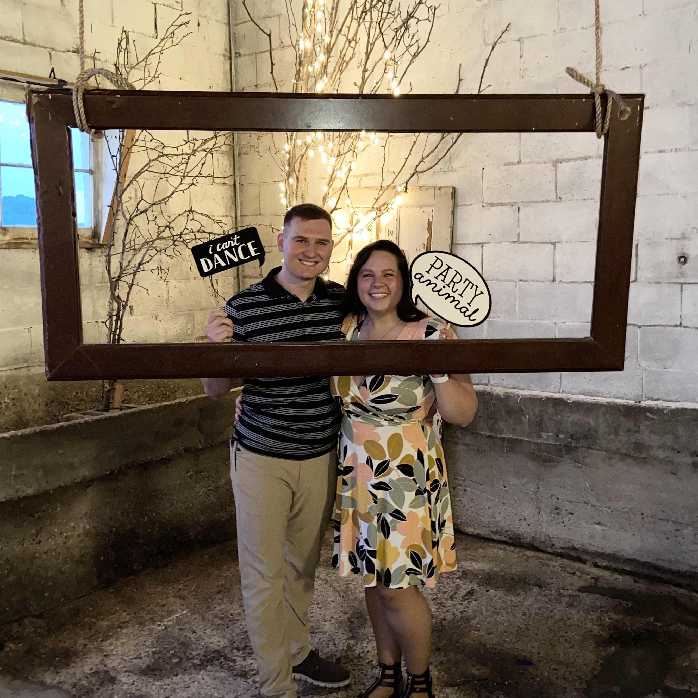 Our first wedding together. Thank you for inviting us Kyle and Meagan Dunlap 6.12.21