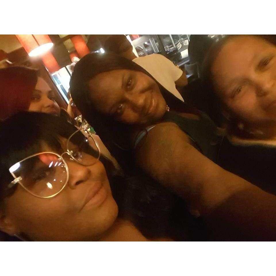 Me, my best friend, mom, and her bestie