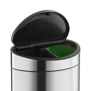 Brabantia Stainless Steel 8.6 gal./33L Touch-Top Dual Recycle Bin
