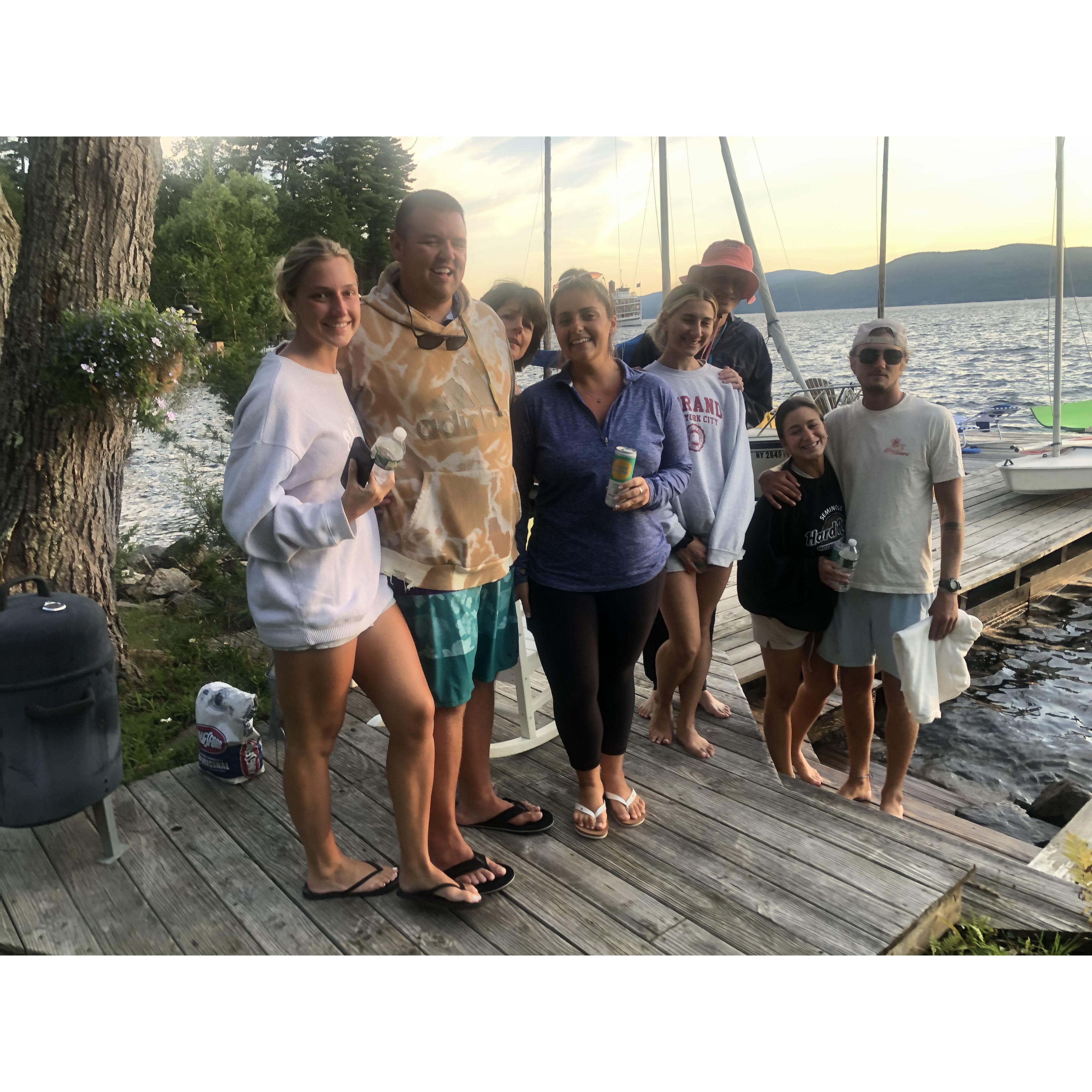 Lake day with the family!