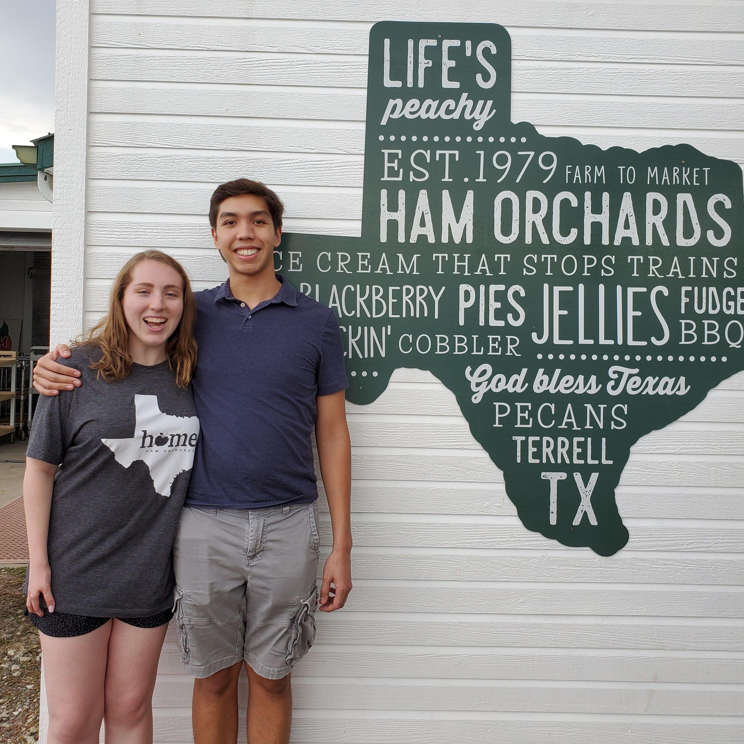 Of course Shae had to take Nick to the best peach orchard around for the first time in 2019 when it opened for the season, Ham Orchards!