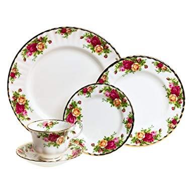 Royal Albert 15210002 Old Country Roses 5-Piece Place Setting, Service for 1