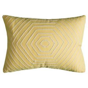 Yellow Hexigons Throw Pillow - (13x18) - Rizzy Home