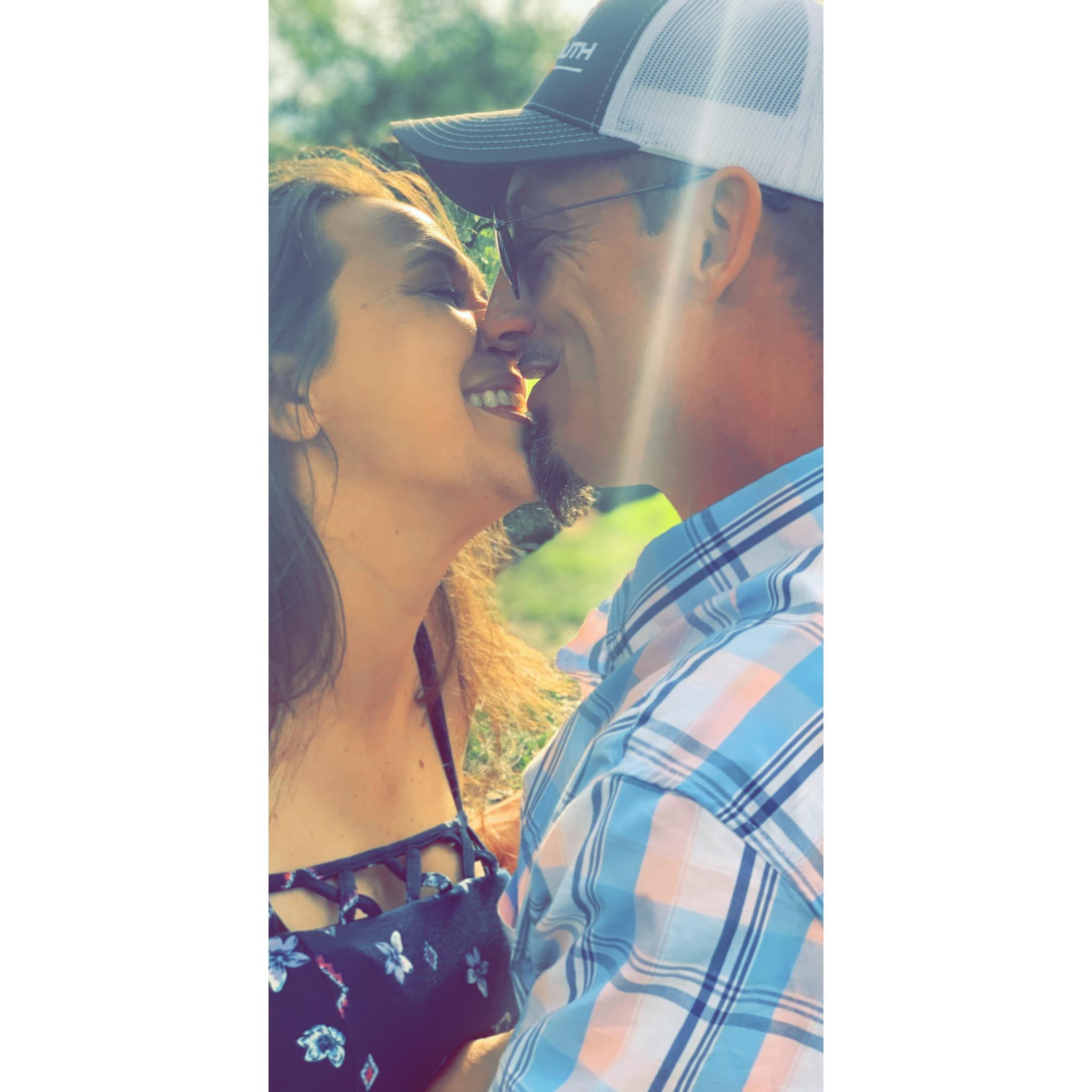 We first said "I love you" right before this picture was taken!