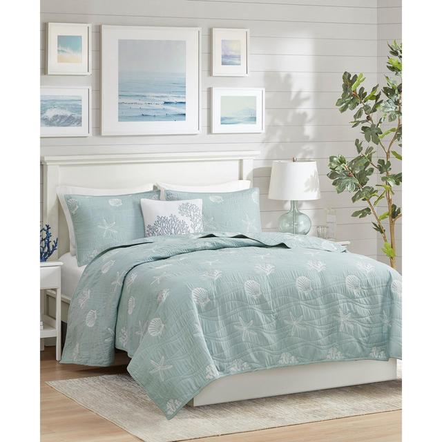 Harbor House Seaside Reversible 4-Pc. Quilt Set, Full/Queen