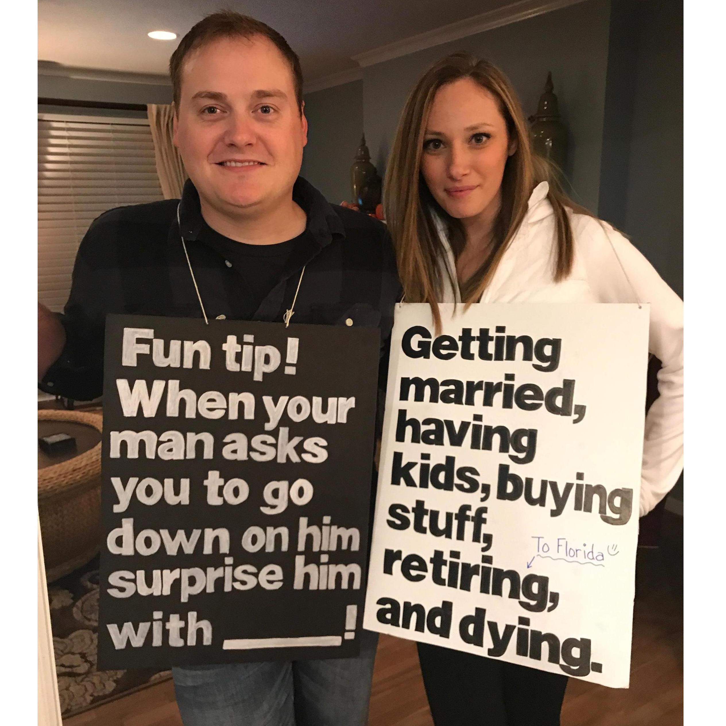 One of our best couples Halloween costume!