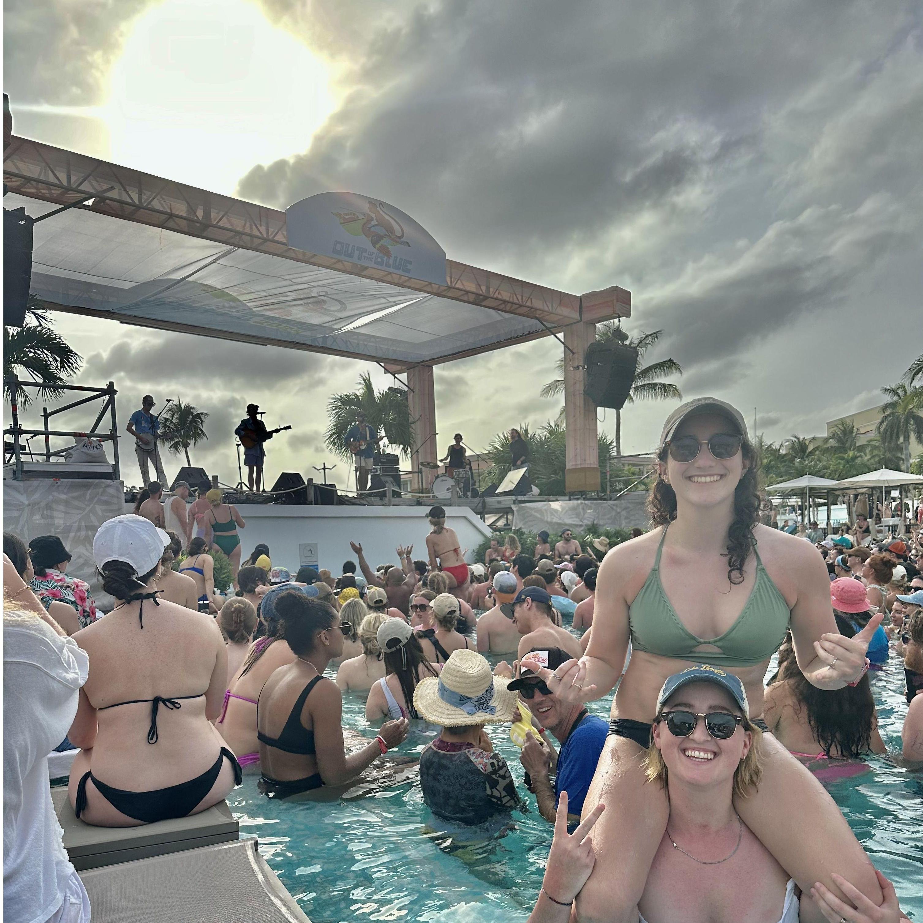 Out of the Blue music festival in Cancún