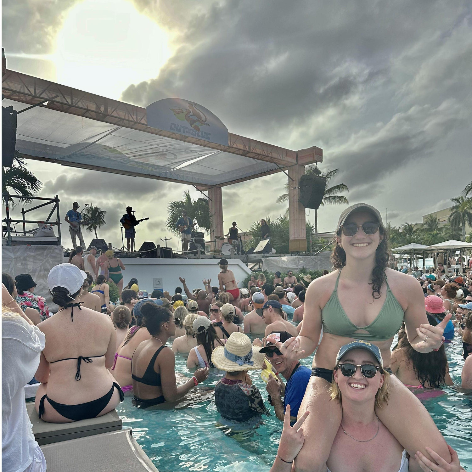 Out of the Blue music festival in Cancún