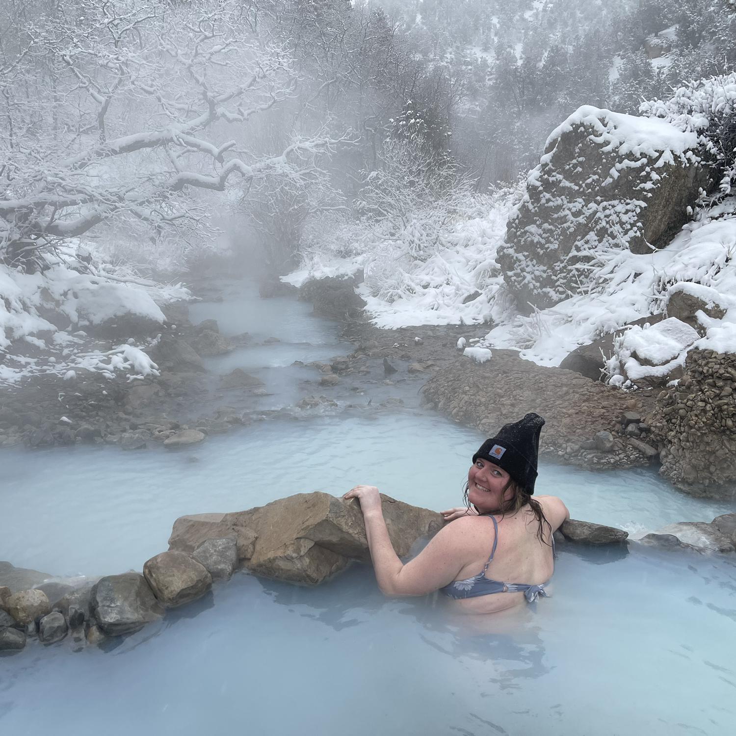 Our favorite hot spring in Utah.