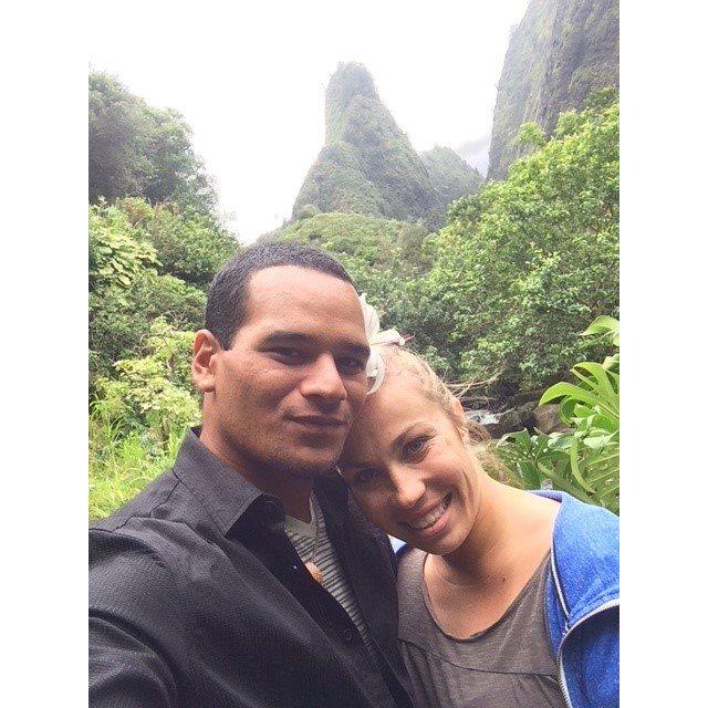 Our first official date, Kaliko took me to Iao Valley
