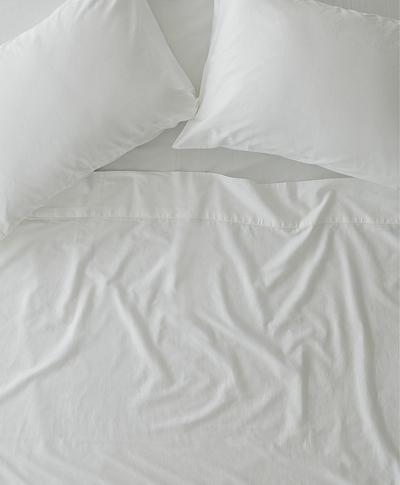 Sateen Sheet Set - Queen Size (White)