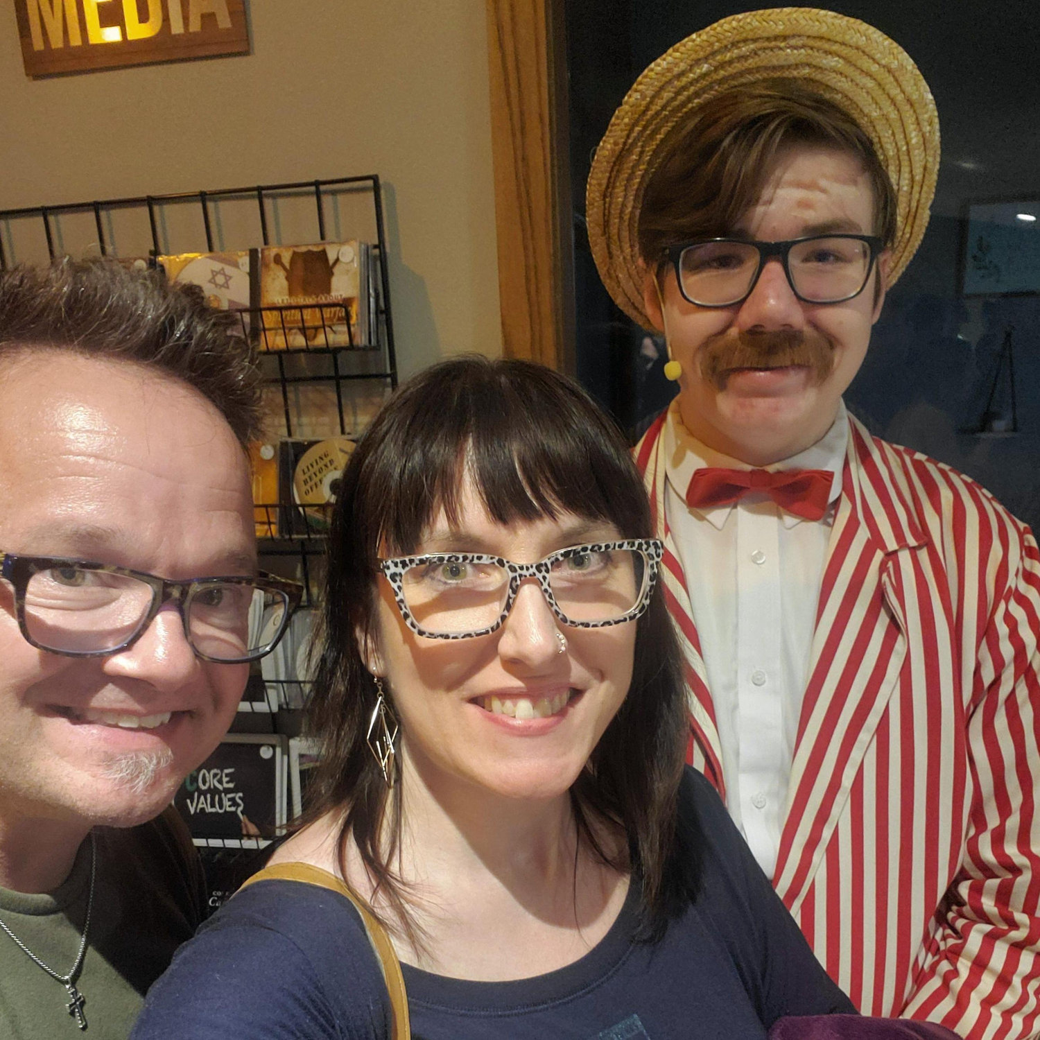 Post Music Man show picture with Gabe (Lesly's son)